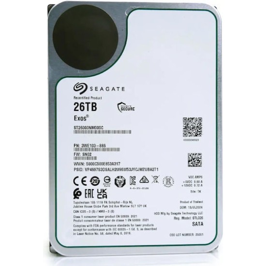 Seagate HDD Exos - 26 TB - 3.5