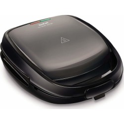 Tefal SW 341B Snack Time Waffel-/Sandwichmaker Schwarz/Grau