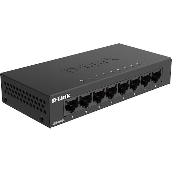 D-Link DGS-108GL/E 8-Port Gigabit Unmanaged Desktop Switch