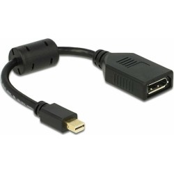 DeLOCK 65554 Adapter mini DisplayPort 1.2 Stecker 4K auf Displayport-Buchse