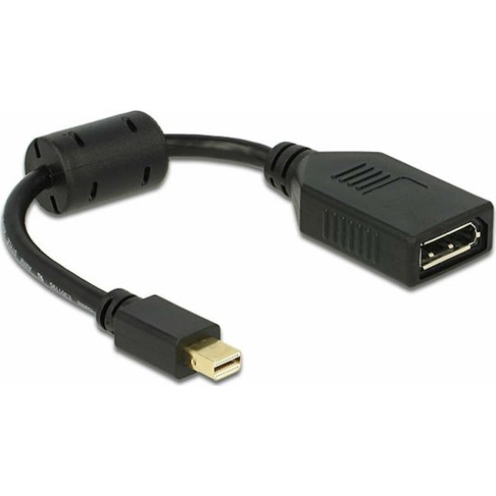 DeLOCK 65554 Adapter mini DisplayPort 1.2 Stecker 4K auf Displayport-Buchse