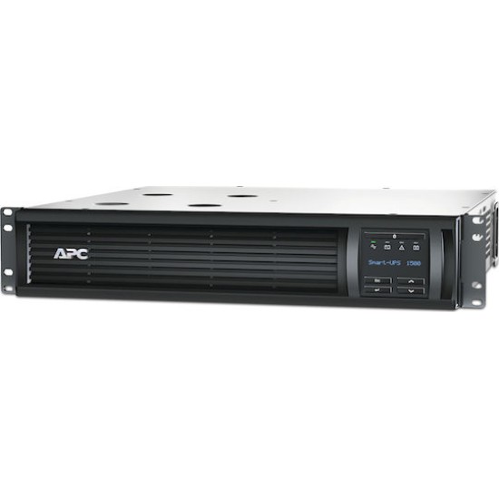 APC Smart UPS SMT1500RMI2UC, 1500VA, 4x C13, AVR, Display, SmartConnect + Slot, Ueberspannungsschutz