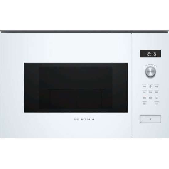 Bosch BFL524MW0 Einbau-Mikrowellengeraet Polar Weiss