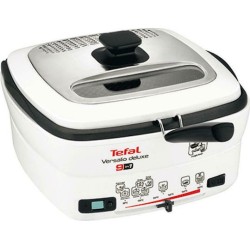Tefal FR 4950 Multifunktions-Fritteuse Versalio Deluxe 9in1 Weiss/Schwarz