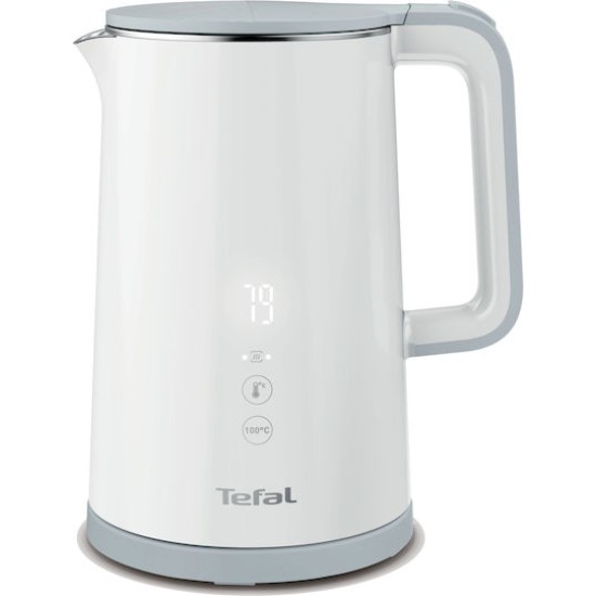 Tefal KO 6931 Wasserkocher 1,5 Liter weiss / Edelstahl