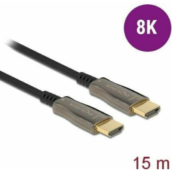 Delock Aktives Optisches Kabel HDMI 8K 60 Hz 15 m