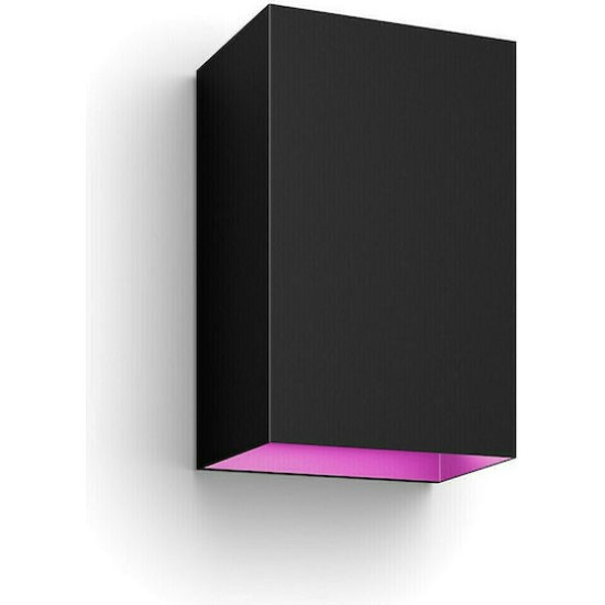 Philips Hue White & Color Ambiance Resonate Wandleuchte Outdoor schwarz