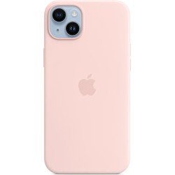 Apple Original iPhone 14 Plus Silikon Case mit MagSafe Kalkrosa
