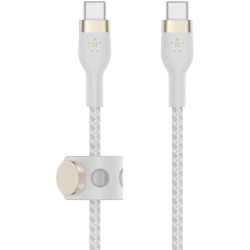 Belkin Pro Flex USB-C/ USB-C Kabel Power Delivery 60W 1m weiss CAB011BT1MWH