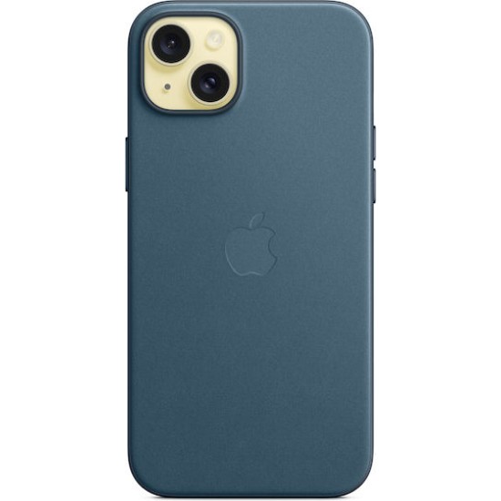 Apple Original iPhone 15 Plus Feingewebe Case mit MagSafe - Pazifikblau