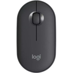Logitech Pebble Mouse 2 M350S Maus Graphite kabellos (Logi Bolt) fuer Links- & Rechtshaender