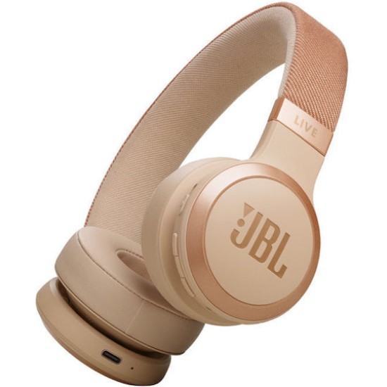 JBL LIVE 670 NC Wireless Bluetooth On-Ear Kopfhoerer sandstone