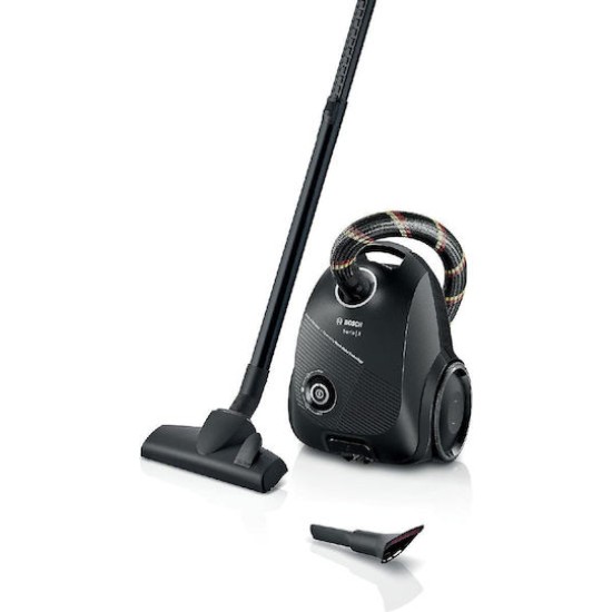 Bosch BGDS2CHAMP Serie 2 Bodenstaubsauger mit Beutel schwarz