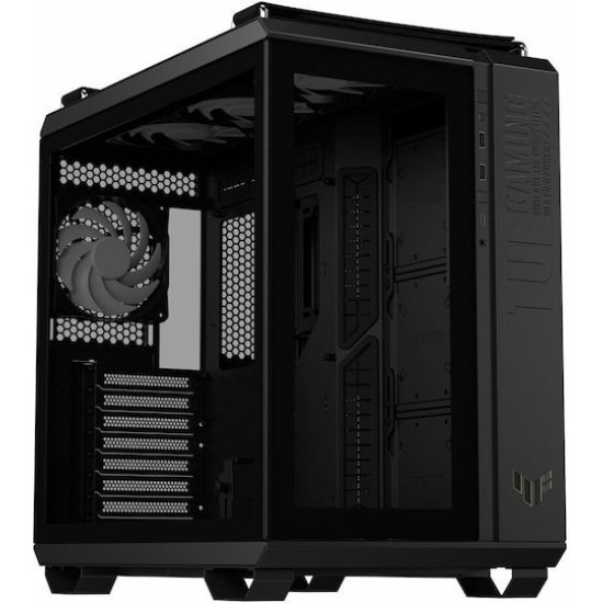 ASUS TUF Gaming GT502 Plus Gaming PC Gehaeuse Midi-Tower Schwarz Seitenfenster