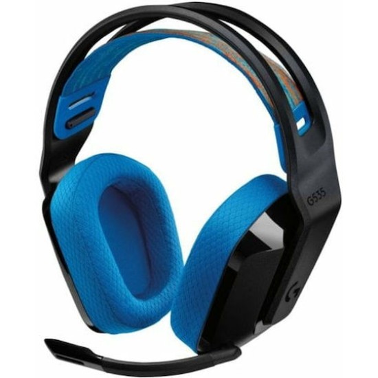 Logitech G535 LIGHTSPEED Schwarz/Blau kabelloses Gaming-Headset
