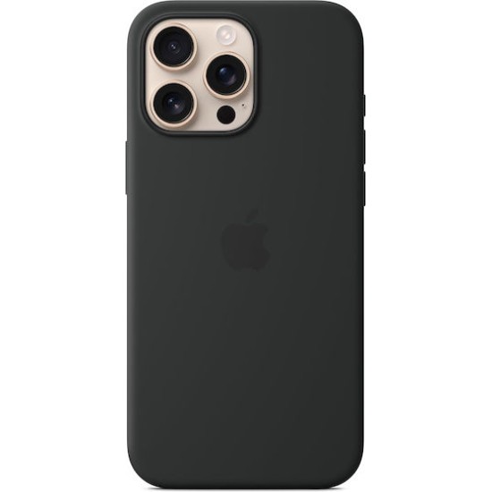 Apple Original iPhone 16 Pro Max Silikon Case mit MagSafe - Schwarz