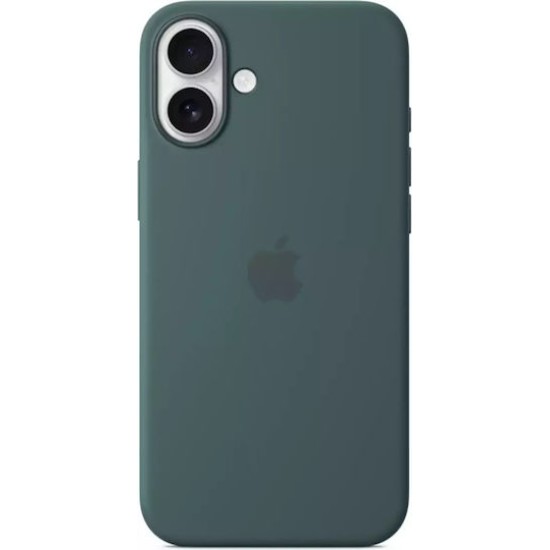 Apple Original iPhone 16 Plus Silikon Case mit MagSafe - Seegruen
