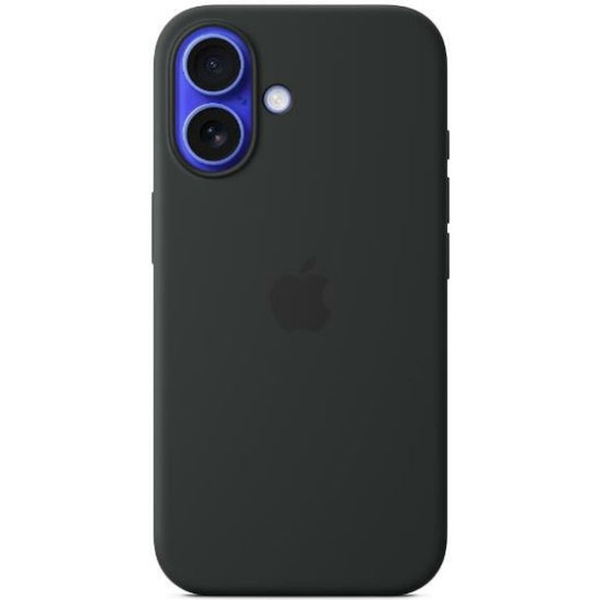 Apple Original iPhone 16 Plus Silikon Case mit MagSafe - Schwarz
