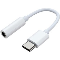 Samsung Mobeen USB-C zu 3,5mm Klinke-Adapter weiss, Kopfhoerer-Adapter