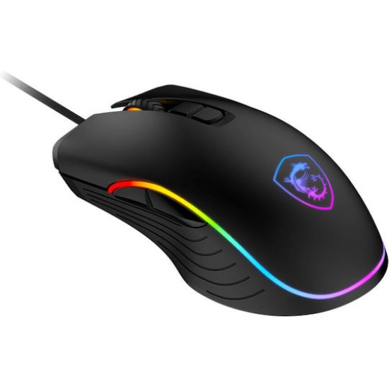 MSI FORGE GM300 Maus Schwarz kabelgebunden