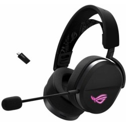 ASUS ROG Pelta Wireless Gaming-Headset Schwarz - Tri-Mode-Konnektivitaet, SpeedNova-Technologie & kristallklare Sprachuebertragung