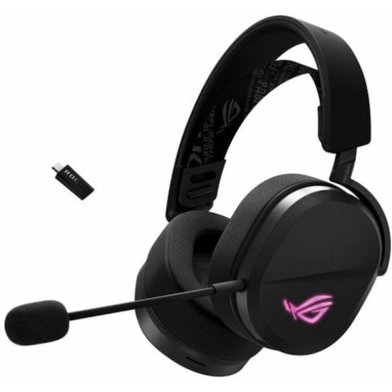 ASUS ROG Pelta Wireless Gaming-Headset Schwarz - Tri-Mode-Konnektivitaet, SpeedNova-Technologie & kristallklare Sprachuebertragung