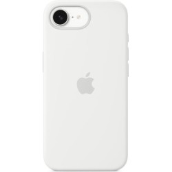Apple iPhone 16e Silikon Case weiss