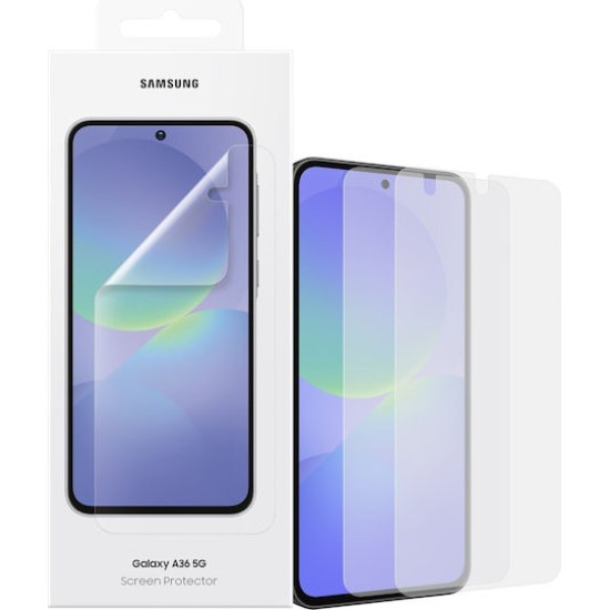 Samsung Bildschirmschutzfolie EF-UA366 fuer Galaxy A36, transparent