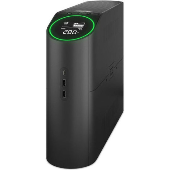 APC Back UPS Pro BGM2200B-GR, 2200VA, 2x C13, 4x SchuKo, RGB, Ueberspannungsschutz, passend fuer Gaming