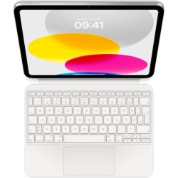 Magic Keyboard Folio fuer iPad (10. Generation) deutsch weiss