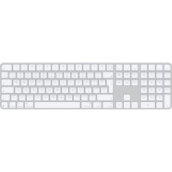 Apple Magic Keyboard mit Touch ID + Ziffernblock Silber USB-C(Englisch-International)