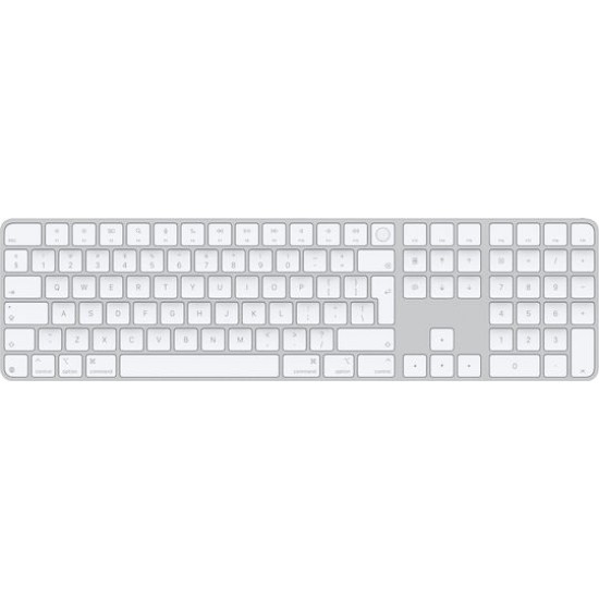 Apple Magic Keyboard mit Touch ID + Ziffernblock Silber USB-C(Englisch-International)