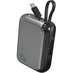 4smarts Pocket Powerbank 10000 mAh Grau