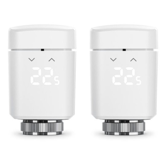 Eve Thermo - Smartes Heizkoerperthermostat Doppelpack (Matter)