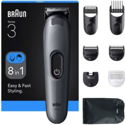 Braun Series 3 All-In-One Style Kit AIO3540 Haarschneider grau
