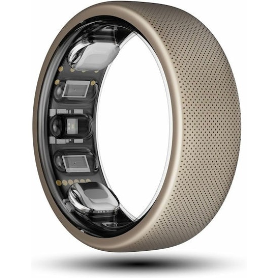 Amazfit Helio Ring Smart Ring Groesse 8 Titanium mit Schlaf-, Herzfrequenz- und Erholungsanalyse