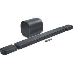 JBL Bar 800 Mk.2 7.1-Kanal Surround Soundbar mit abnehmbaren Lautsprechern und kabellosem Subwoofer schwarz