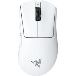 RAZER DeathAdder V4 Pro Gaming-Maus Weiss kabelgebunden / kabellos (Funk / Bluetooth) fuer Rechtshaender