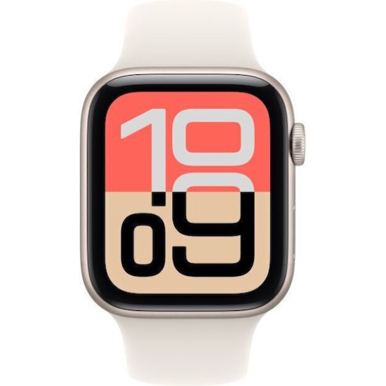 Apple Watch SE 3 GPS 40mm Starlight Aluminium Case with Starlight Sport Band - M/L