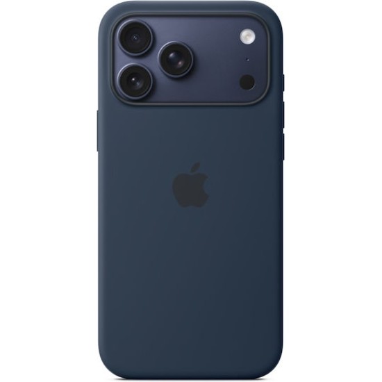 Apple Silicone Case mit MagSafe fuer iPhone 17 Pro Max Mitternacht