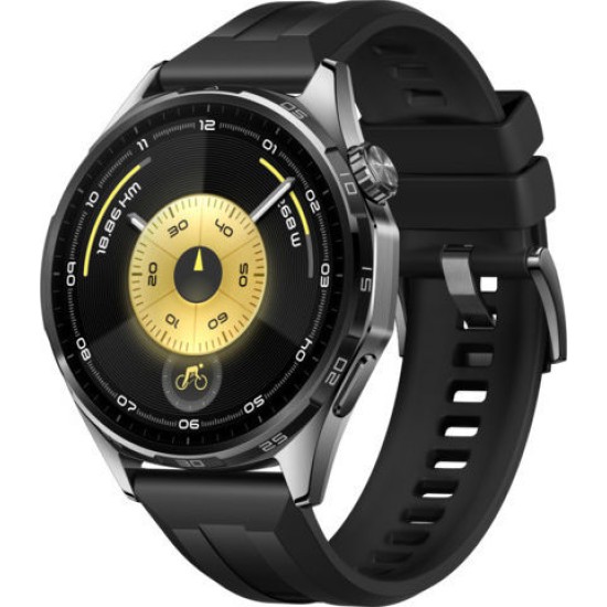 Huawei WATCH GT6 46mm (Atum-B19F),Black Fluoroelastomer Strap