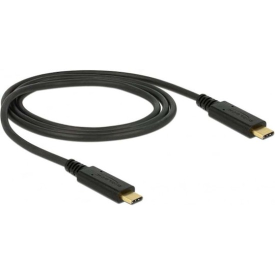 Delock USB 3.1 Gen 2 (10 Gbps) Kabel Type-C zu Type-C 1 m PD 3 A E-Marker