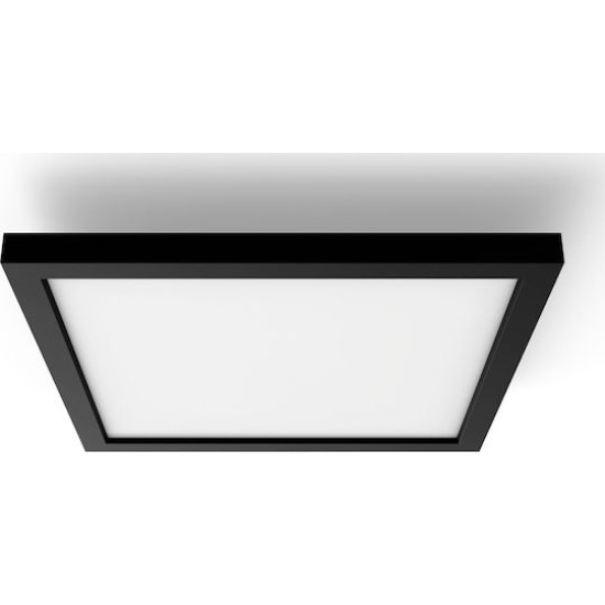 Philips Hue White Ambiance Aurelle Deckenleuchte sw + Dimmschalter - 30x30cm