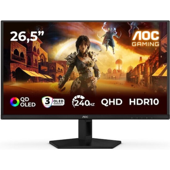 AOC Q27G41ZDF 26.5 Zoll WQHD QD-OLED Panel 16:9 240 Hz Gaming Monitor