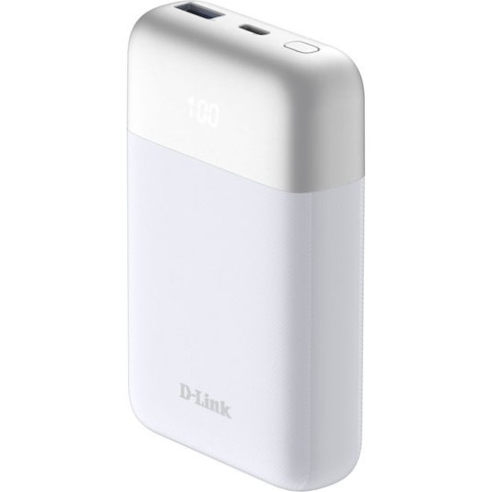 D-Link DPP-101 Powerbank 10000 mAh 18 Watt Weiss