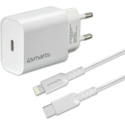4smarts Schnelllade-Set 20W mit 1,5m Lightning Kabel f. iPhone