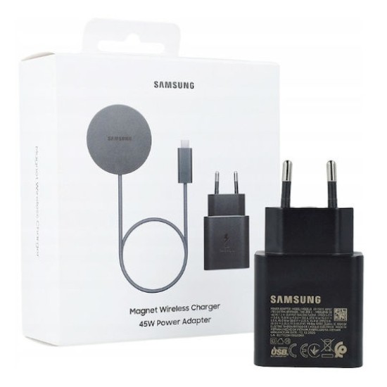 Samsung EP-P2900T Wireless Charger 25 Watt dunkelgrau mit Schnellladeadapter
