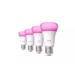 Philips Hue White E27 White und Color Ambiance Viererpack 810lm 60W