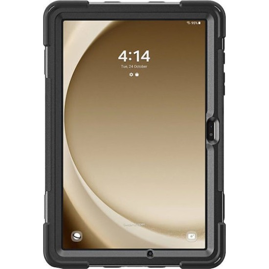 4smarts Rugged Case Grip fuer Samsung Galaxy Tab S9 FE schwarz