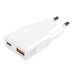 4smarts Netzladegeraet PDPlug Slim Duos 30W GaN USB-C+USB-A